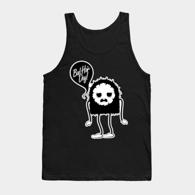 Bad Haired Monster Tank Top by ORTEZ.E@GMAIL.COM